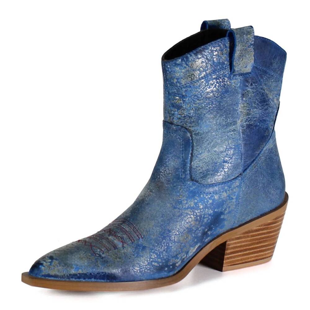 NEW DIBA TRUE women's rave lion boots in electric blue